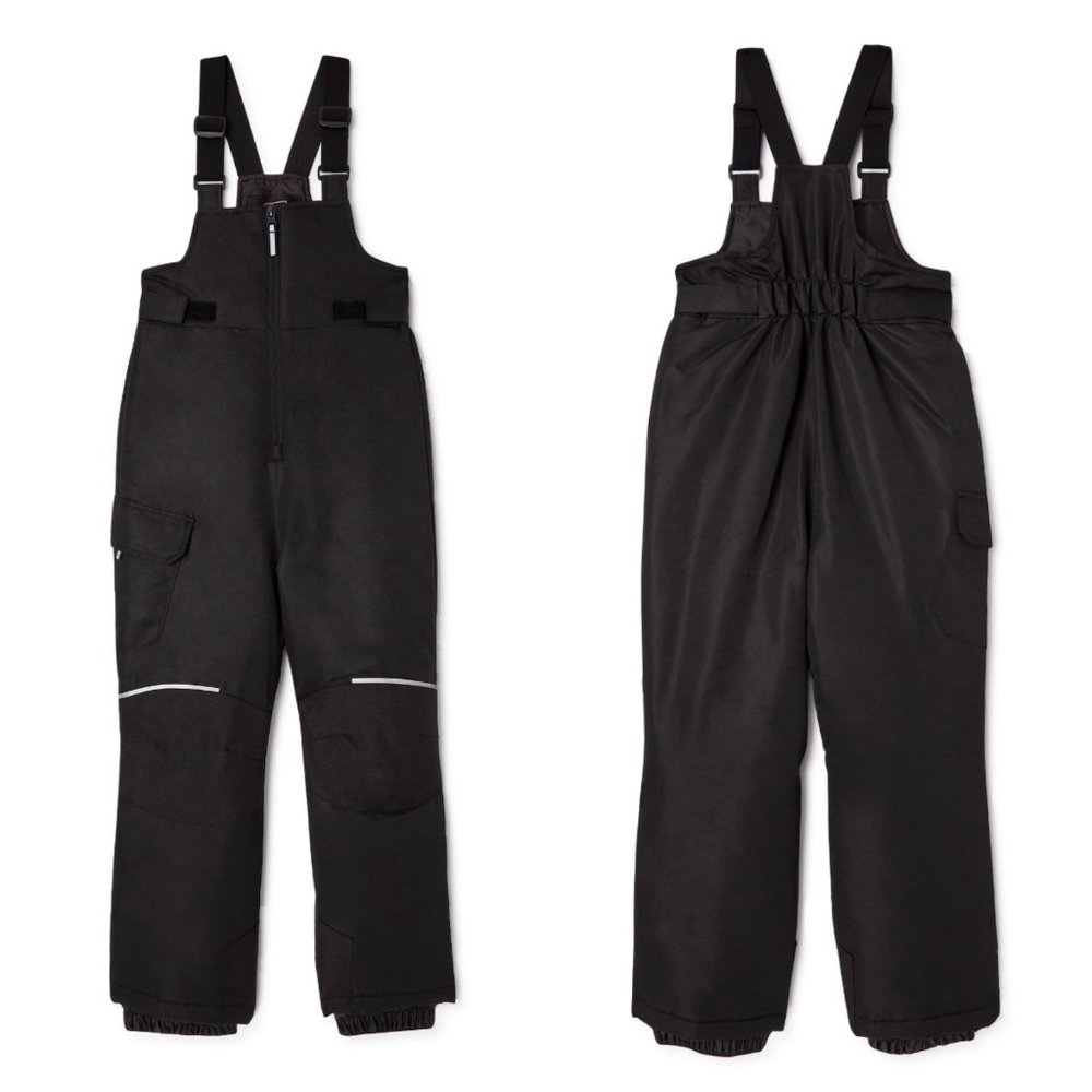 Swiss Tech Girls‎ Water repellent Black Winter Insulated Snow Bib SZ XS 4-5